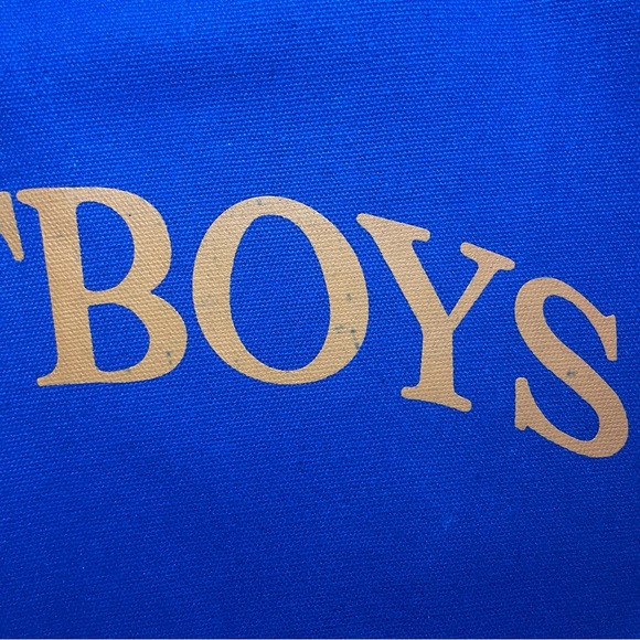 Royal blue and orange LostBoys tote bag - Picture 3 of 3